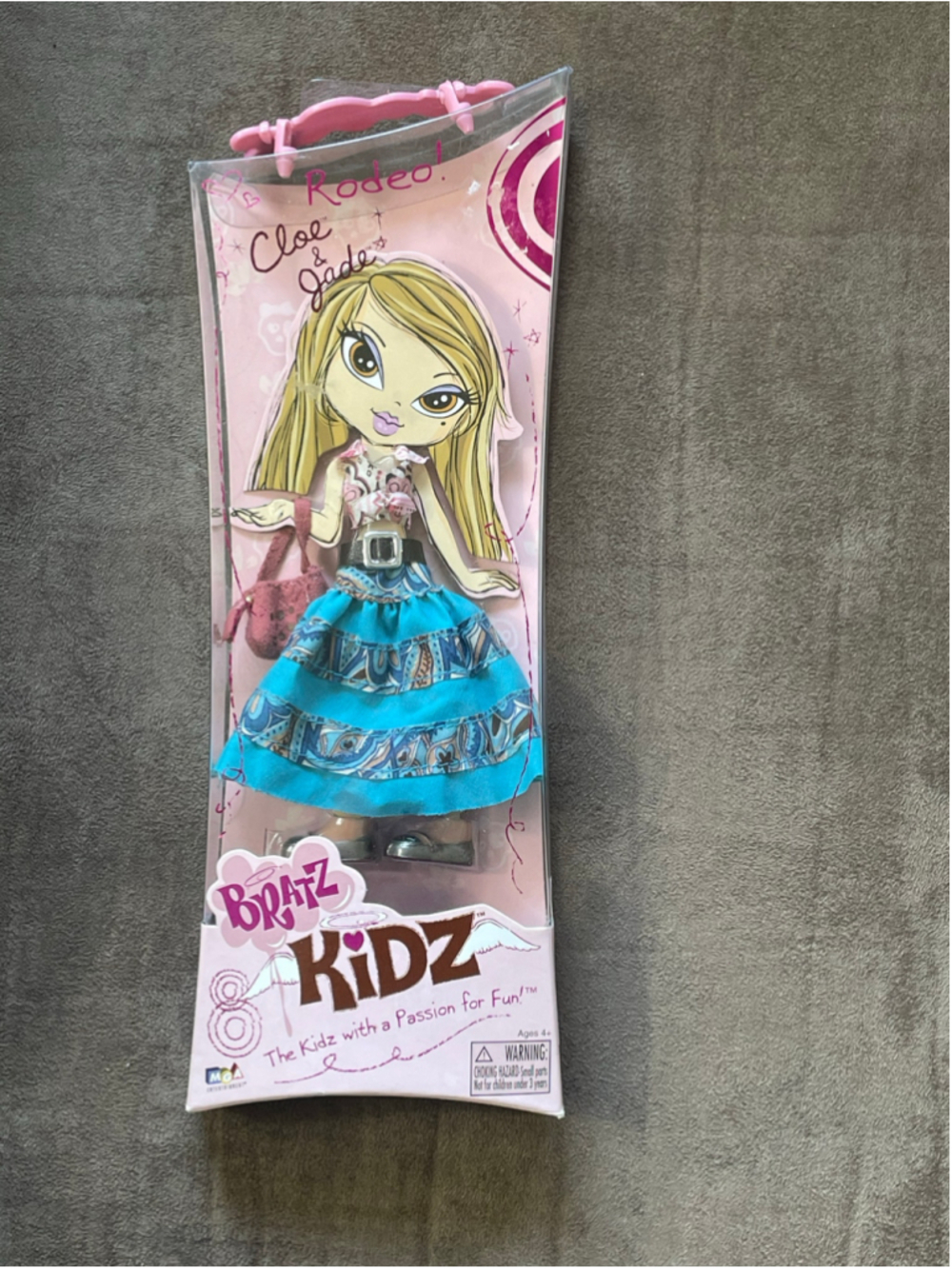 Girls Bratz Kidz Rodeo Cloe & Jade outfit One Size Blue Pink